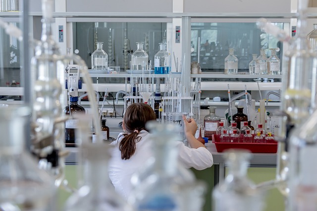 Scientists in a laboratory setting